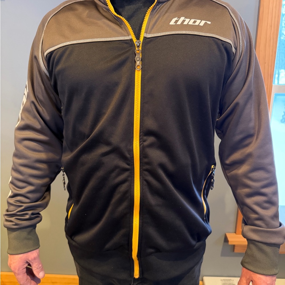 Thor Black and Brown Bomber Jacket